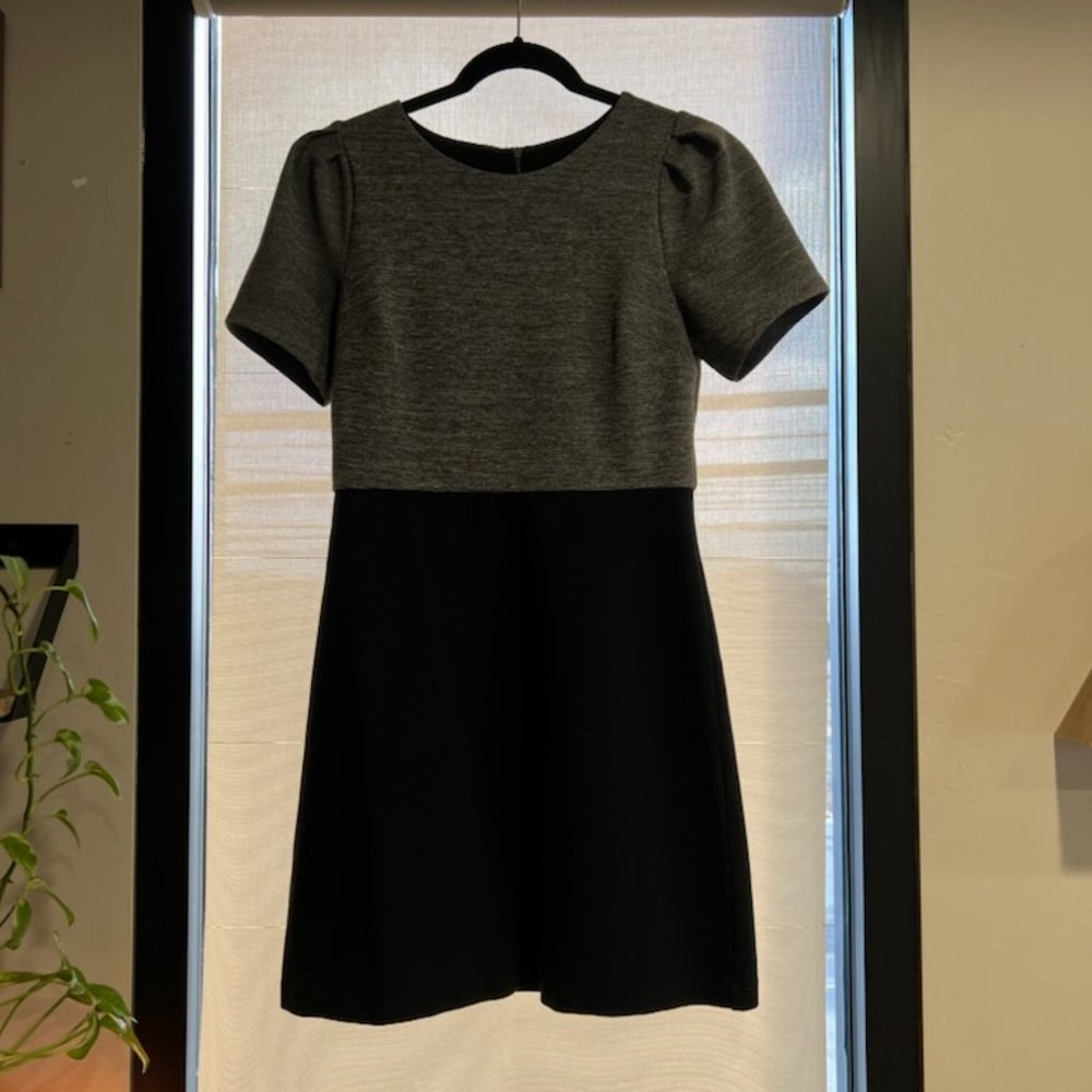 Two-Toned Fitted Loft Dress